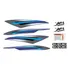 Kit Faixas Adesivo Compativel Suzuki Yes 125 2009 Azul 10205 Cor Suzuki Yes 125 2009 Azul