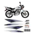 Kit Faixas Adesivo Compativel Suzuki Yes 125 2009 Prata 0207