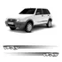 Kit Faixas Adesivo Uno Way 4p 2008 Até 2012 Cinza Unoway Fk