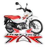 Kit Faixas Adesivos Emblemas Pop 110i Modelo 2025 Lançamento