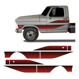 Kit Faixas Adesivos F4000 1989 1990 1991 1992 Vermelho Azul Cor Vermelho
