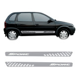 Kit Faixas Laterais Corsa Wind Adesivos 2 4 Portas