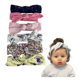 Kit Faixinhas Laço Bebê Rn 06 Unidades