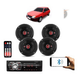 Kit Falante Fiesta Até 2005   5 E 4 Pol 240w   Radio Kf 070r