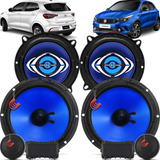 Kit Falantes Dianteiros Traseiros Fiat Argo 2018 Até 2021