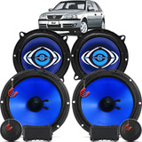Kit Falantes Dianteiros Traseiros Vw Gol G3 2000 Até 2005