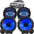 Kit Falantes Dianteiros + Traseiros Vw Gol G8 2019 Até 2021