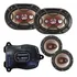 Kit Familia Bravox Falante 6x9 + 6 Pol + Modulo Tl500 Taramp