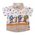 Kit Família Patati Patata Branco Vestido + 3 Camisas