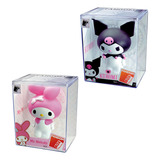 Kit Fandom Box Boneco My Melody E Kuromi Dia Das Crianças