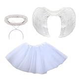 Kit Fantasia Anjo Branco