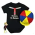 Kit Fantasia Body Bebê  Bore Algodão Kiko/quiko Com Boina