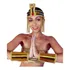 Kit Fantasia Cleópatra  Feminino Carnaval  Cobra Luxo