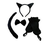 Kit Fantasia Gato Preto
