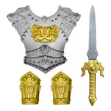 Kit Fantasia Gladiador Medieval Espada Escudo Brinquedo