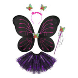 Kit Fantasia Infantil Bruxa Halloween Vampiro Menina Terror