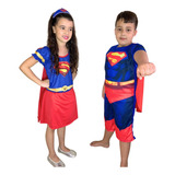 Kit Fantasia Infantil Superman