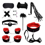 Kit Fantasia Máscara Chicote Colar 11 Pçs