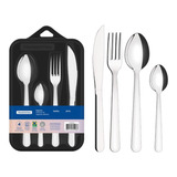 Kit Faqueiro Talher 16 Peça Malibu Inox Tramontina
