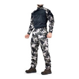 Kit Farda Calça Gandola Tática Reforçada Militar Paint