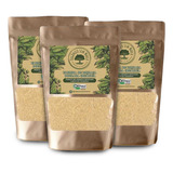 Kit Farinha De Linhaça Dourada Orgânica 500g 3un Osm