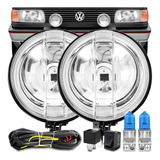 Kit Farol Auxiliar Gol Gt Gti Gts Copa 87 88 A 94 Quadrado