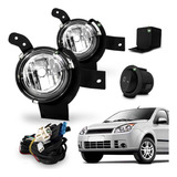 Kit Farol Auxiliar Milha Fiesta 2007 2008 2009 Botao Tic Tac