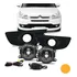 Kit Farol Auxiliar Milha Neblina Citroen C4 Pallas+brinde