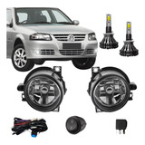 Kit Farol De Milha Com Led Gol G4 Saveiro Parati 2006 2007