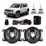 Kit Farol De Milha Jeep Renegade 2020 2021 Pcd Super Led