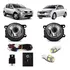 Kit Farol De Milha Logan Sandero 2012 2013 2014 + Brinde