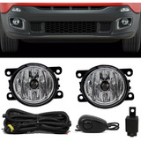 Kit Farol De Milha Neblina Jeep Renegade Botão Alternativo