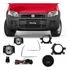 Kit Farol De Milha Neblina Strada Working 2020 Friso Cromado