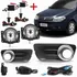 Kit Farol De Milha Palio Economy 2014 Mold Cromo Xenon 8000k