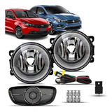 Kit Farol De Neblina Fiat Argo 2021 Botao Modelo Original