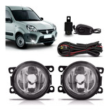 Kit Farol De Neblina Renault Kangoo 2015 Botao Alternativo