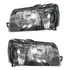 Kit Farol Dianteiro Fiat Uno Fire 2004 A 2013 Mascara Negra