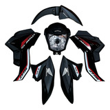 Kit Farol Frente Paralama Aba Do Tanque Tampa Lateral 2024