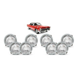 Kit Farol Galaxie Metal Vidro Veraneio Dodge Charger Landau