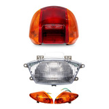Kit Farol Lanterna Piscas Biz 100 1998 1999 2000 A 2005