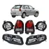 Kit Farol M.negra + Lanterna Fumê + Milha Gol G4 2006 Á 2013