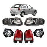 Kit Farol M negra