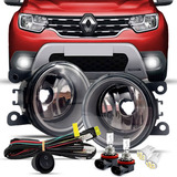Kit Farol Milha Aux Duster Oroch 2020 2021 2022 4 Brindes