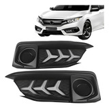 Kit Farol Milha Auxiliar Led Drl Civic 2020 2021 2022