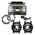 Kit Farol Milha Auxiliar Pajero 2008 09 2010 Moldura Cromada