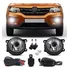 Kit Farol Milha Auxiliar Renault Kwid 2017 2018 + 4 Brindes