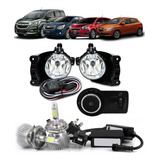 Kit Farol Milha Cobalt Spin Prisma Onix 2013 Á 2015 Led