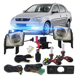 Kit Farol Milha Corsa Hatch Montana Meriva Xenon 8000k