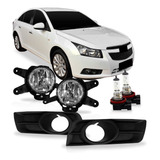 Kit Farol Milha Cruze 2012 2013 2014 2015 Moldura Preta