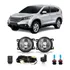 Kit Farol Milha Crv 2012 A 2015 E Par Lâmpada Super Branca